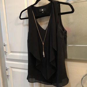 IZ Byer Dressy Sleeveless Blouse